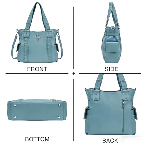 Image of Purses and Handbags for Women Ladies Western Purse Large Hobo Bag Top Handle Handbag with Ajustable Crossbody Strap Vintage