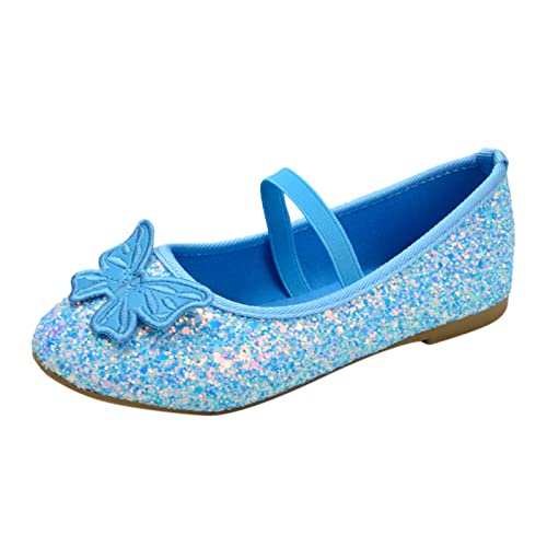 Children Shoes Flat Shoes Crystal Shoes with Sequins Bowknot Girls Dancing Shoes Toddler Girl Tennis Shoes Size 9