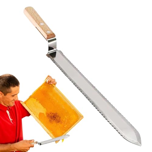 Honungsavloppsskärare - korkskärare i rostfritt stål | Biskärare, manuellt bikupaverktyg, biodlarutrustning för effo-honung extraktion