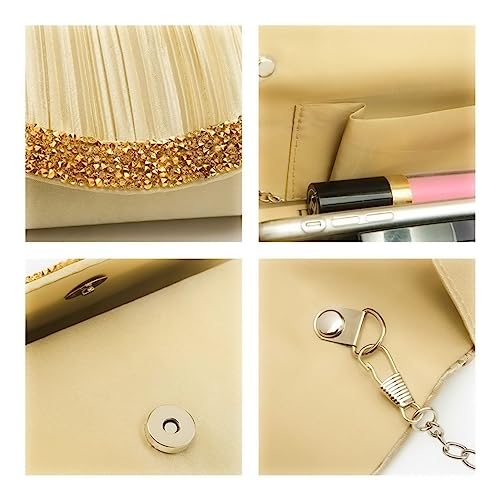 Image of Dasein Women's Rhinestone Evening Clutch Purse, Formal Bag