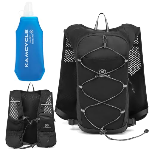 Gilet d'hydratation de course respirant et léger avec support téléphone pour running