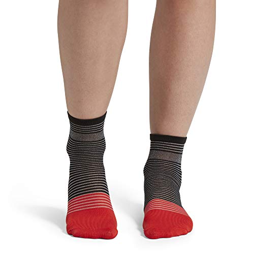 Image of HUE womens Fashion Shortie Anklet Socks, Assorted
