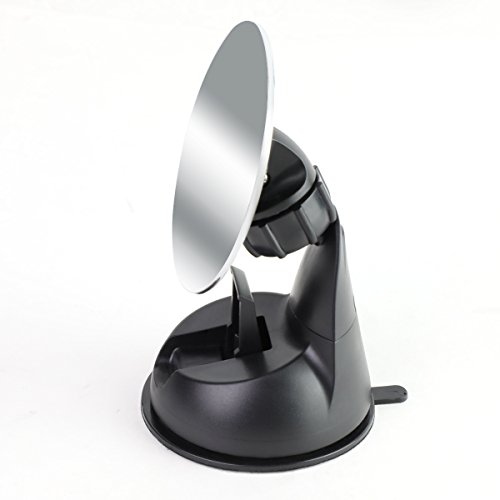 Image of Auto Dynasty Adjustable 75mm Baby Infant Round Back Seat Mirror Rear View Monitor + Suction Cup Mounted Base