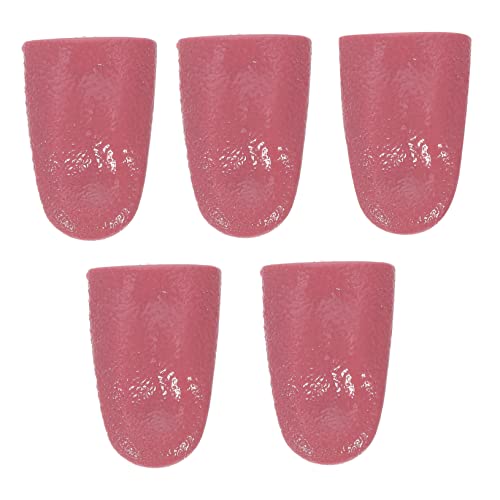 TOYANDONA 5 Piezas Lengua Falsa para Halloween máscara decoración de Mesa de Halloween Divertido fato Halloween Sorpresa Accesorio de Fiesta de Halloween Lengua de Broma Poliéster sintético