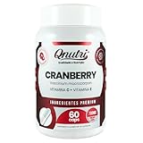 Cranberry 700mg 60 Cápsulas Suplemento Natural Sem Glúten Produto em Cápsulas Qnutri