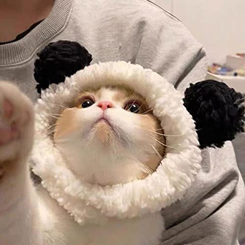 Sombrero para disfraz de mascota Panda con orejas miniatura 3