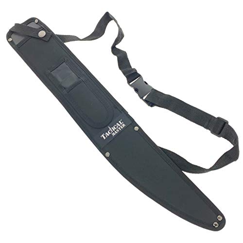 27" Tactical Machete with 3 Fixed Blade Set. Stainless Steel Blade. for Outdoor Camping Cutting Ropes - Branches, Collection, Gift