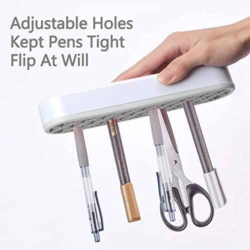 Unaone Silicone Makeup Brush Holder, Multipurpose Beauty Tool Organizer Make Up Brush Storage Stand For Painting Pen Brushes Nail Clippers Drill Pens Ruler Sewing Craft Tools (Grey) #TOP2