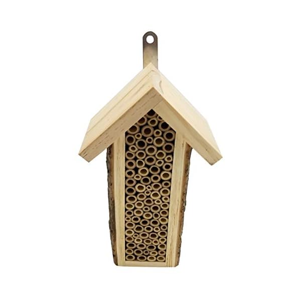 Dehner Natura Insektenhotel Missouri, ca. 27 x 15.5 x 9 cm, Holz/Bambus, natur