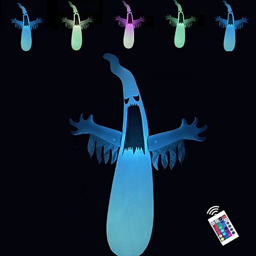 Tzsmat Halloween White Ghost Outdoor Decoration Build-In Led Lights For Halloween Decorations Outdoor Yard Garden Lawn #TOP5