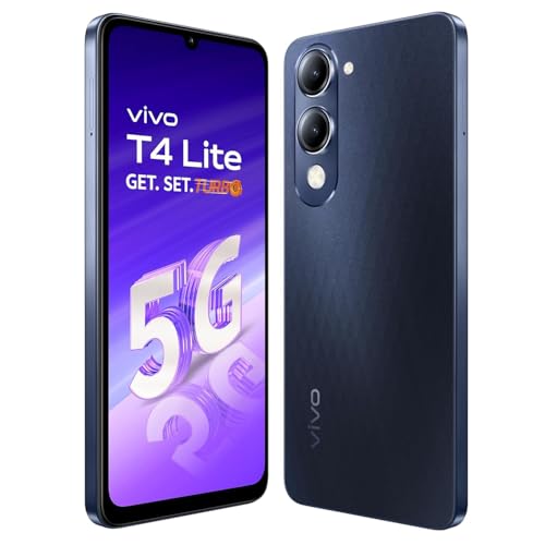 Image of vivo T4 Lite 5G Charger in The Box Prism Blue 64 GB 4 GB RAM