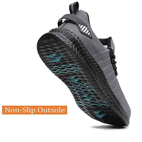 Image of Steel Toe Shoes for Men and Women Comfortable Lightweight Work Safety Shoes Puncture Proof Slip Resistant Indestructible Sneakers Construction Work Utility