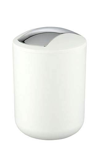 Miniatura 6 de WENKO 21221100 - Papelera giratoria Brasil, S, gris pardo, 1 paquete, 5.5 x 5.5 x 8.3 in