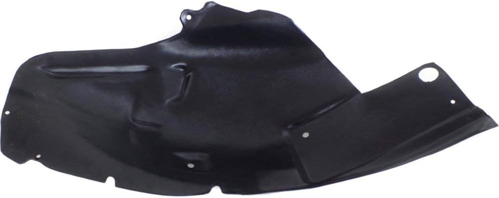 Evan-Fischer Fender Liner Compatible with 2005-2009 Ford Mustang Plastic Set of 2 Front Section Front Passenger and Driver Side