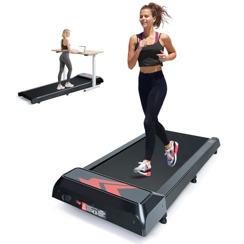 VINATO Laufband für Zuhause & Büro - Walking Pad mit Steigung, 2.5HP Under Desk Schreibtisch Treadmill (2-6 km/h), Leise...