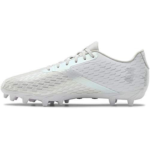Under Armour mens Blur Select Low Mc Football Shoe, White (100 Metallic Silver, 7.5 US