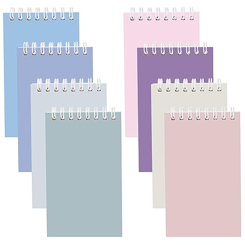 Image of Ddaowanx Small Notebooks,3x5 Pocket Spiral Notepads With Lined Pages - The Perfect Little Mini Notebook to Stay Organized and Boost Productivity at Work or School (8, Delight Colors)