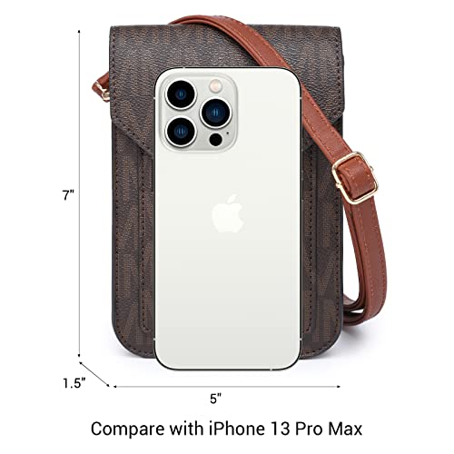 MKP Women Fashion Signature Lightweight Cute Small Crossbody Bags Cell Phone Purse Wallet Shoulder Bag With Snap Closure 6