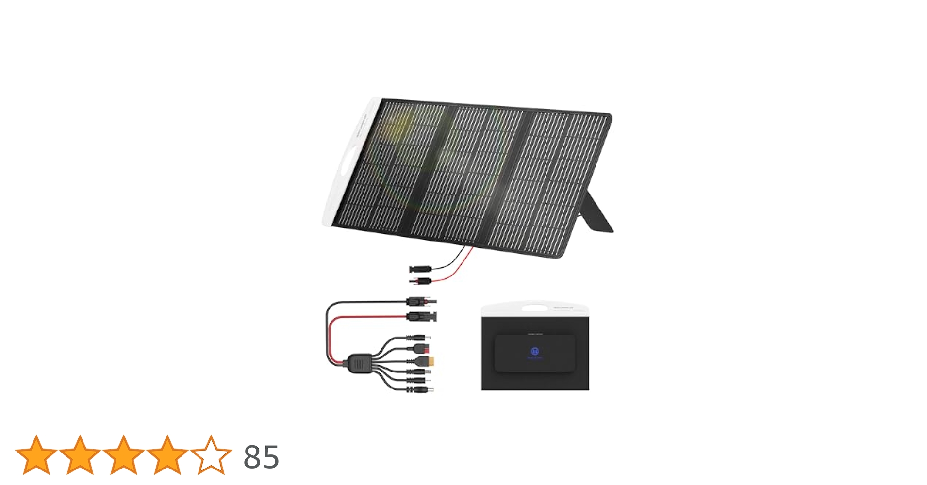 Amazon.co.jp: ERICSITY ソーラーパネル 100W 折りたたみ式