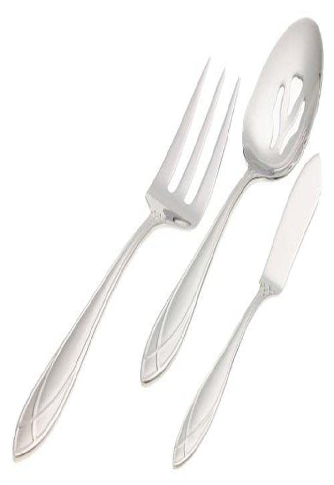 Amazon.com | Yamazaki Alexandra Ice 3-Piece Serve Set: Serving
