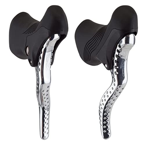 TRP RRL SR brake lever set, silver with black hoods by TRP