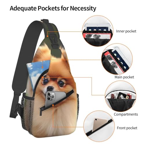 Mochila cruzada deportiva para hombres y mujeres miniatura 4