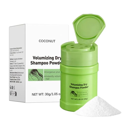 Champú Seco En Polvo: Fórmula Avanzada Que Absorbe, Polvo Voluminizador, Accesorios Para El Cabello Que Secan Naturalmente | Polvos De Volumen Para El Trabajo, La Escuela, Els Dormitorio, Las C