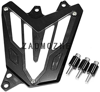 Accessories Motorcycle Accessories CNC Aluminum Alloy Front Sprocket Engine Chain Guard Cover for Yamaha MT07 MT 07 FZ07 2013 2014 2015 2016 - (Color: Black)