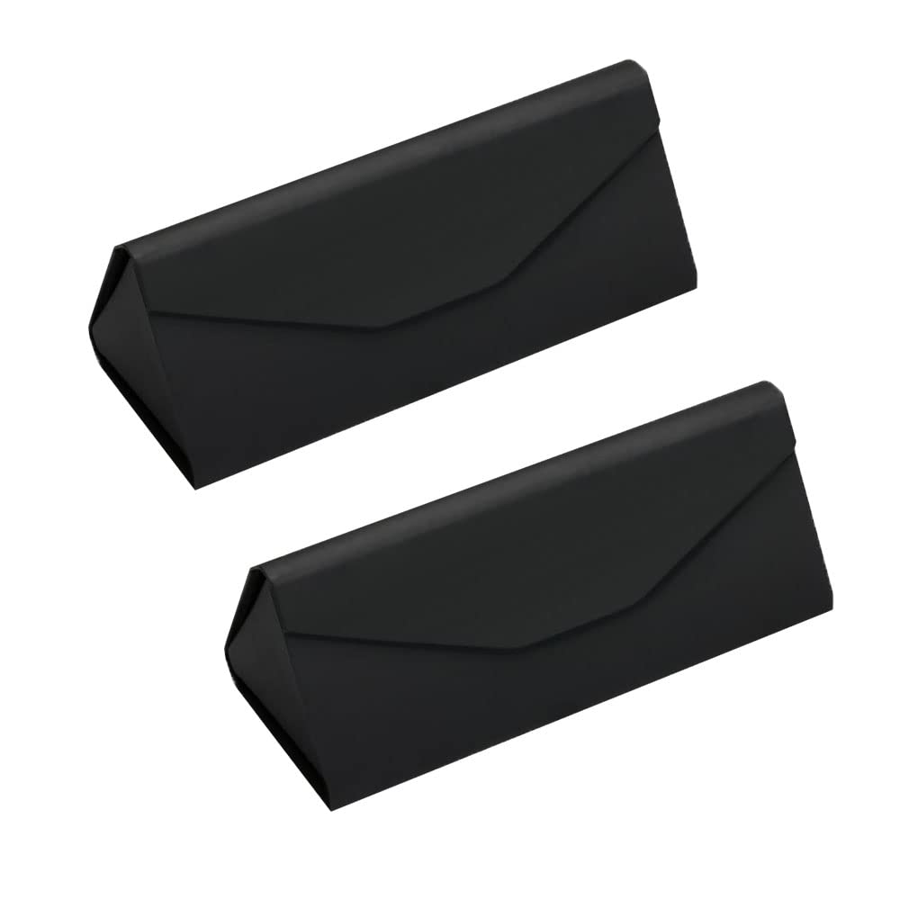 Tang Han 2 Piezas Estuche de Anteojos, Estuche de Gafas Rigido, Gafas Funda Protectora Case, Estuche Protector Gafas Estuches, para Mujeres, Hombres, Niños, Anteojos para Miopía, Anteojos de Sol