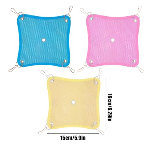 Rede Para Hamster Gaiola | Redinha Com Malha Para Esquilos - Cama Rente Respirável Com Secagem Rápid