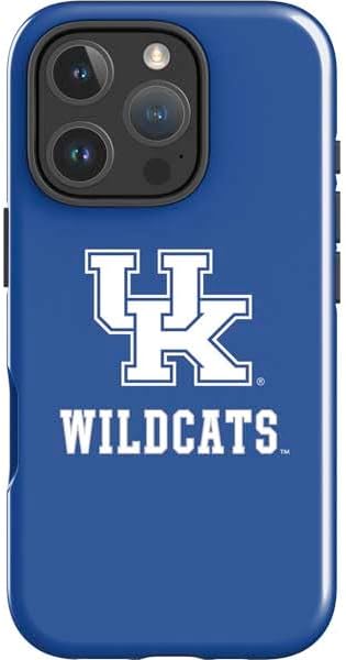 Skinit Impact Phone Case Compatible with iPhone 16 Pro Max - Officially Licensed University of Kentucky UK on Blue Design