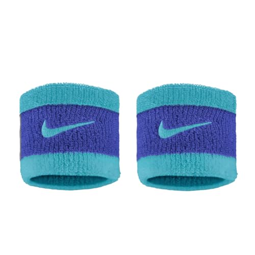Image of NIKE Premier Swoosh Singlewide Wristbands -Soft, Moisture-Wicking (1 Pair, 2.5 inch Wide)