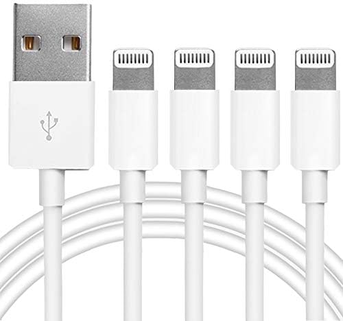 4Pack Original [Apple MFi Certified] Charger Lightning to USB Charging Cable Cord Compatible iPhone 14/13/12/11 Pro/11/XS MAX/XR/8/7/6s Plus,iPad Pro/Air/Mini,iPod Touch