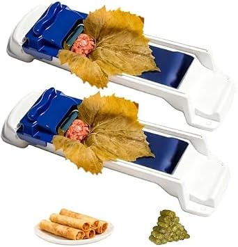 Lumpia Roller Machine for Fast & Even Rolling, Easy DIY Lumpia Maker Machine, Egg Roll Maker, Spring Roll Maker for Family Cooking, Party Meal Prep 2 PCS