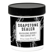 Real Milk Paint, Sealer for Concrete, Granite, Counter Tops, Marble, Slate, Soapstone, and Soapstone Sealer, 4 oz