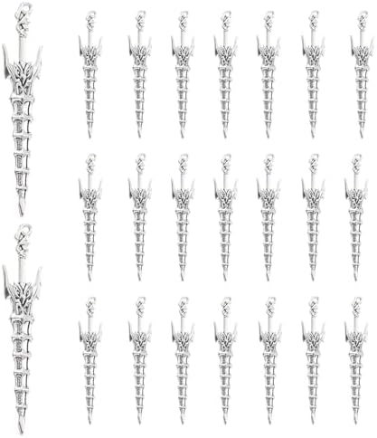 50 PCS Wholesale Bulk Lots Zinc Alloy Jewelry Charms Pendants DIY for Necklace Bracelet Jewelry Making and Crafting image 3