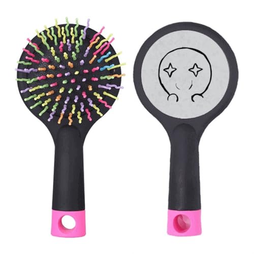 Brosse démêlante anti-casse Eyes Shine à coussin pour cheveux rebelles noirs