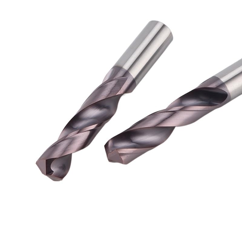 Brocas helicoidales, broca for metal, 10 piezas 1 mm-6 mm x 60 HRC65 Juego de brocas carburo sólido, helicoidal flauta espiral for herramienta aleación dura acero inoxidable(4.8mm 10pcs)