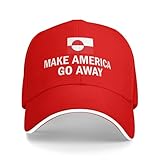 KWQDOZF Chapeaux « Make America Go Away » Groenland à Vendre Casquette de Baseball