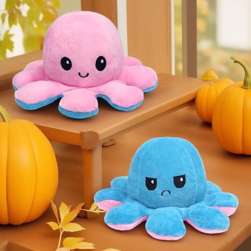 Image of Babique Octopus Plushie Reversible Stuffed Plush Teddy Bear Soft Toy |Ideal for Birthdays & Special Occasions Girls /Boys, Baby Kids (17Cm)