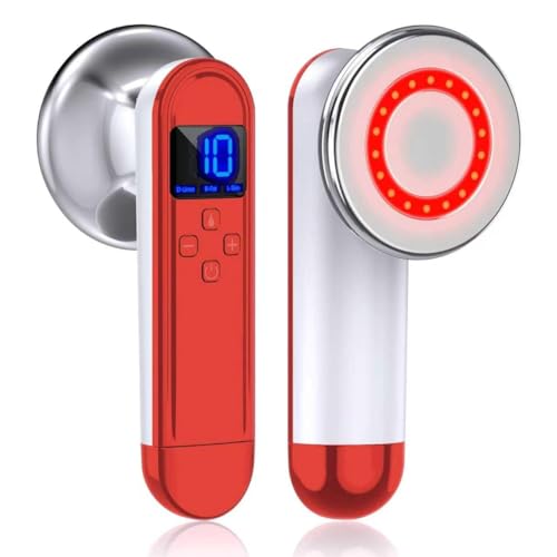 COMEBY Body Sculpting Machine, Cordless Cellulite Massager Tool for Belly, Waist, Neck, Leg, Butt, Arm-Gifts for Women Girls Mum, White