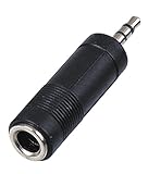 Ideal für Kopfhörer/Headsets mit einem 6,3 mm Stecker zur Musikwiedergabe von portablen Abspielgeräten mit 3,5 mm Klinke (Smartphone, Tablet, Notebook, CD Discman, MP3 Player, usw.)