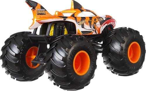 Hot Wheels Monster Trucks Oversized Tiger Shark in 1:24 Scale - image 4