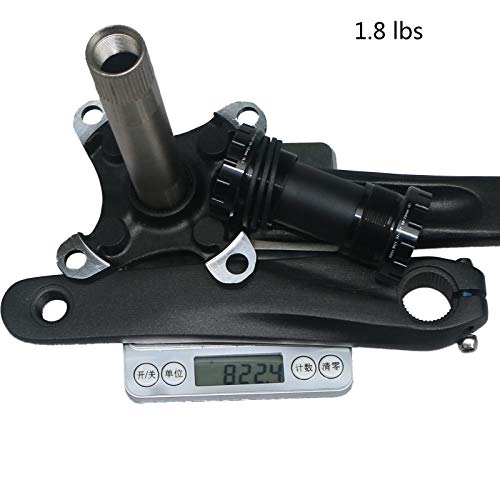 GANOPPER 38T Single Speed Crankset for MTB Crank Arm Set 170mm with Mountain Bike 68mm Bottom Bracket