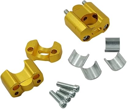 Motorcycle Handlebar Riser Adapter Aluminum Alloy Handlebar Risers Mount Clamp Adaptor 22mm 28mm Universal For Pit Dirt Bike Motorcycle