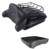 TCMT Chopped Tour Pack Trunk Backrest Luggage Rack Fit For Harley Road Street Glide 2014-2020