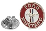 Gemelolandia | | Ford Mustang Hemd-Emblem | Anstecker und Manschettenknöpfe für Männer und Jungen | Spezielles Geschenk für Hochzeiten | Geburtstage und andere Anlässe | Pin | Einheitsgröße