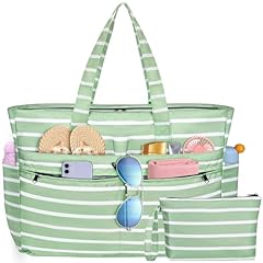 Light Green and White