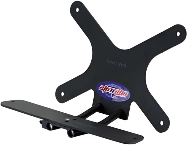 STO N SHO Front License Plate Bracket Compatible with 2016-2024 Chevrolet Camaro Without Factory Ground Effects, Redline or 1LE Package