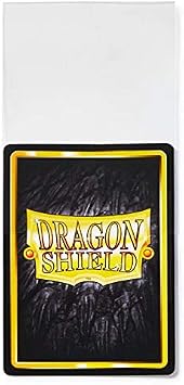 Dragon Shield Perfect Fit Inner Card Sleeves Standard Size (100 CT) PVC-Free Polypropylene Double-Sleeve Protection Compatible with Pokemon, One Piece & Magic The Gathering Clear